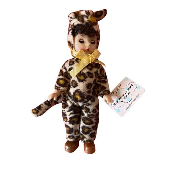 Halloween Leopard Costume Madame Alexander Mini Collectible Doll Mc Donalds Happ - Picture 3 of 8